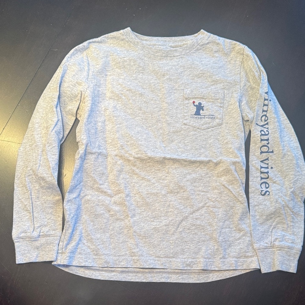 Vineyard Vines Gray Long Sleeve Tee